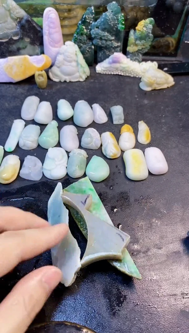 未镶嵌挂件翡翠天然翡翠022