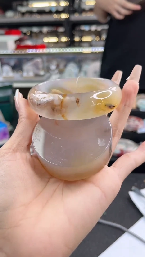 未镶嵌手镯石英质玉62圈口 （赠品镯心）3885121