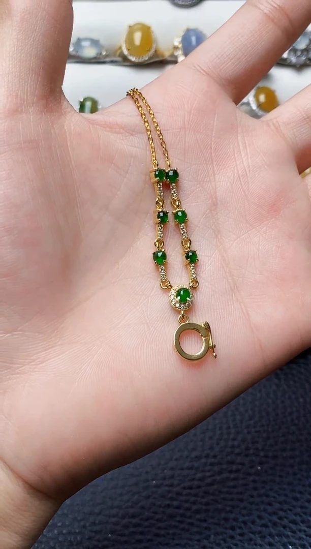 银S925镶嵌戒指翡翠5513