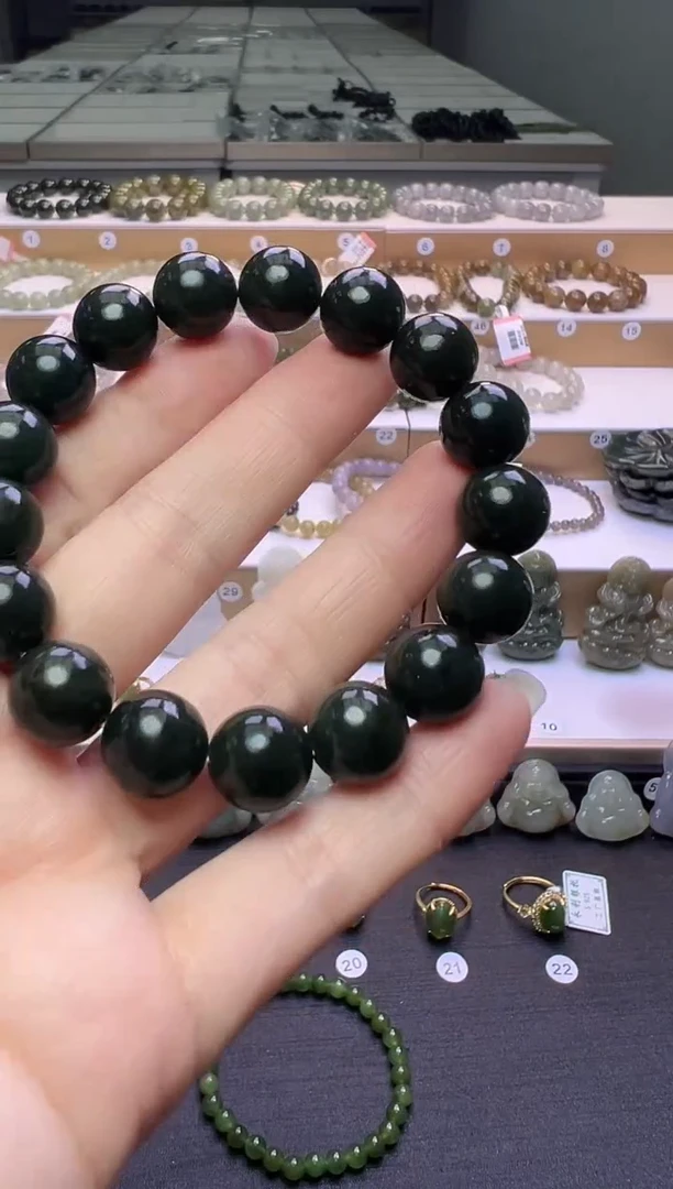 颈饰未镶嵌和田玉136号链接卡12mm