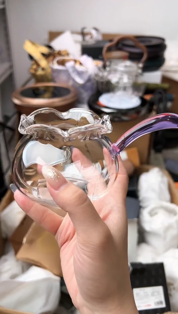 禾墨清妍侧把茶海浅紫色