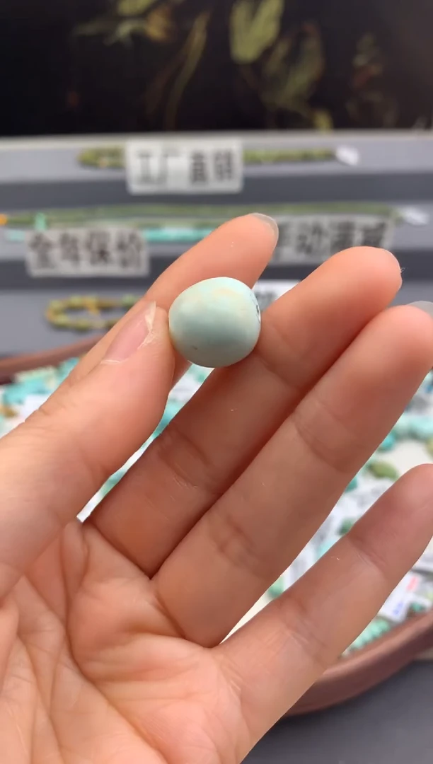 未镶嵌绿松石单珠茜.A68