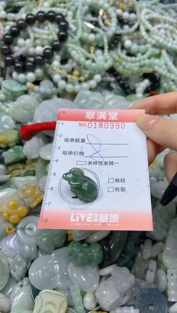 颈饰未镶嵌翡翠闪购0180990
