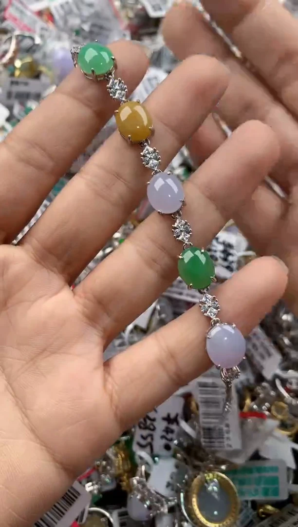 银S925镶嵌戒指翡翠888----10