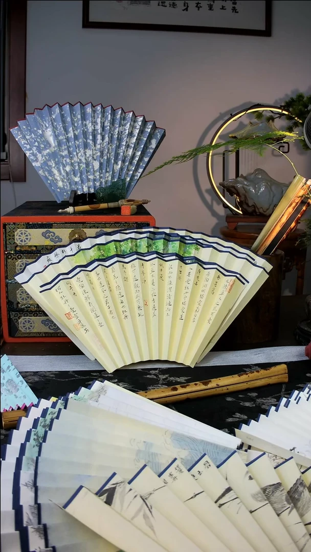 扇子手绘扇面  85  11  2.5