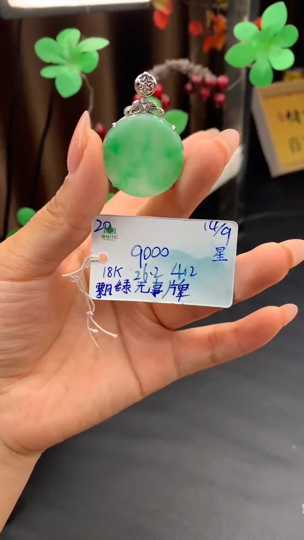 颈饰未镶嵌翡翠自带#送人#，联系客服核对地址~