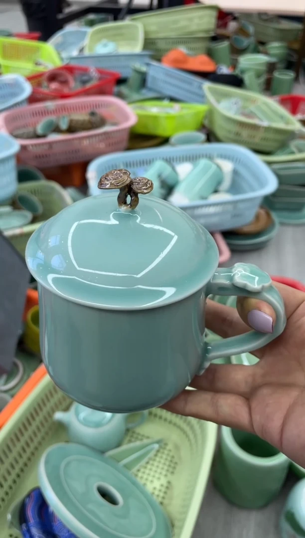 瓷特价福利 微瑕 慧仙青瓷