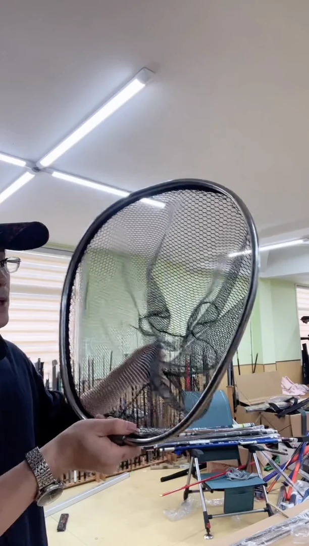 小合金抄网头一个