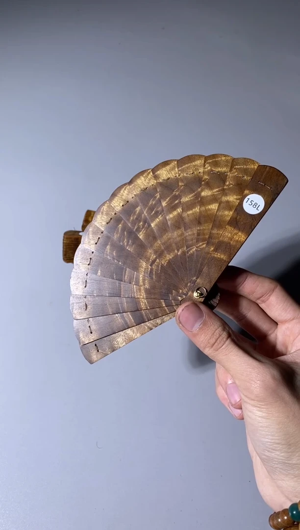 【闪购商品】金丝楠158号10cm金丝楠迷你扇