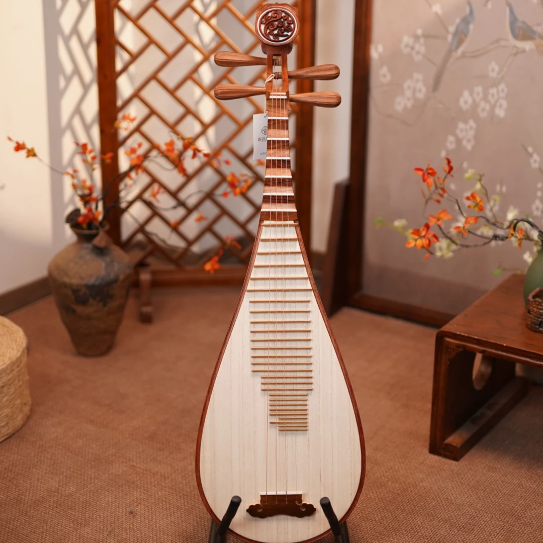 秦弦唐音严选-张天硕制-精品大果紫檀琵琶