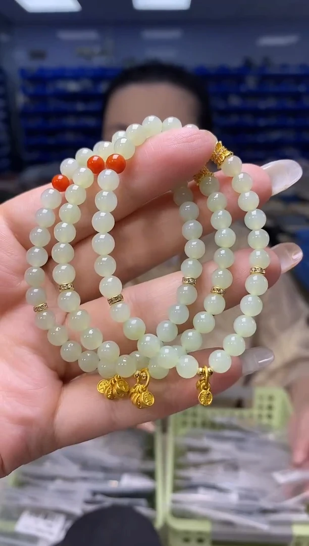 手链未镶嵌和田玉     多样性发货发其一