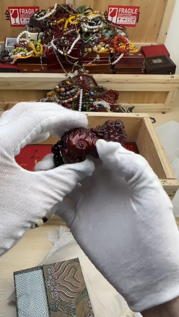 染料紫檀（血檀）把件00000000000000000