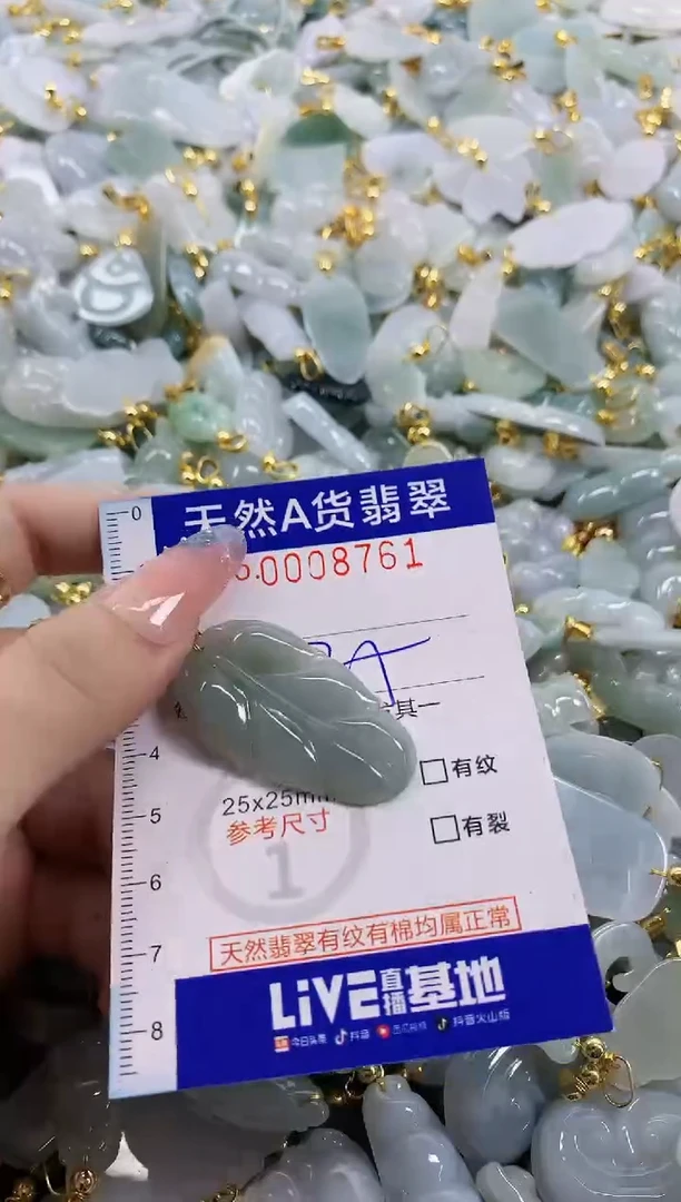 颈饰未镶嵌翡翠天然A货翡翠