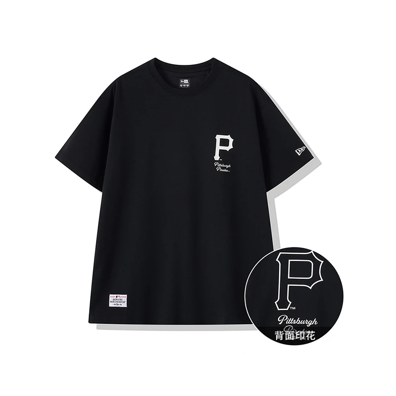 New Era x MLB纽亦华夏季宽松短袖T恤休闲男女运动透