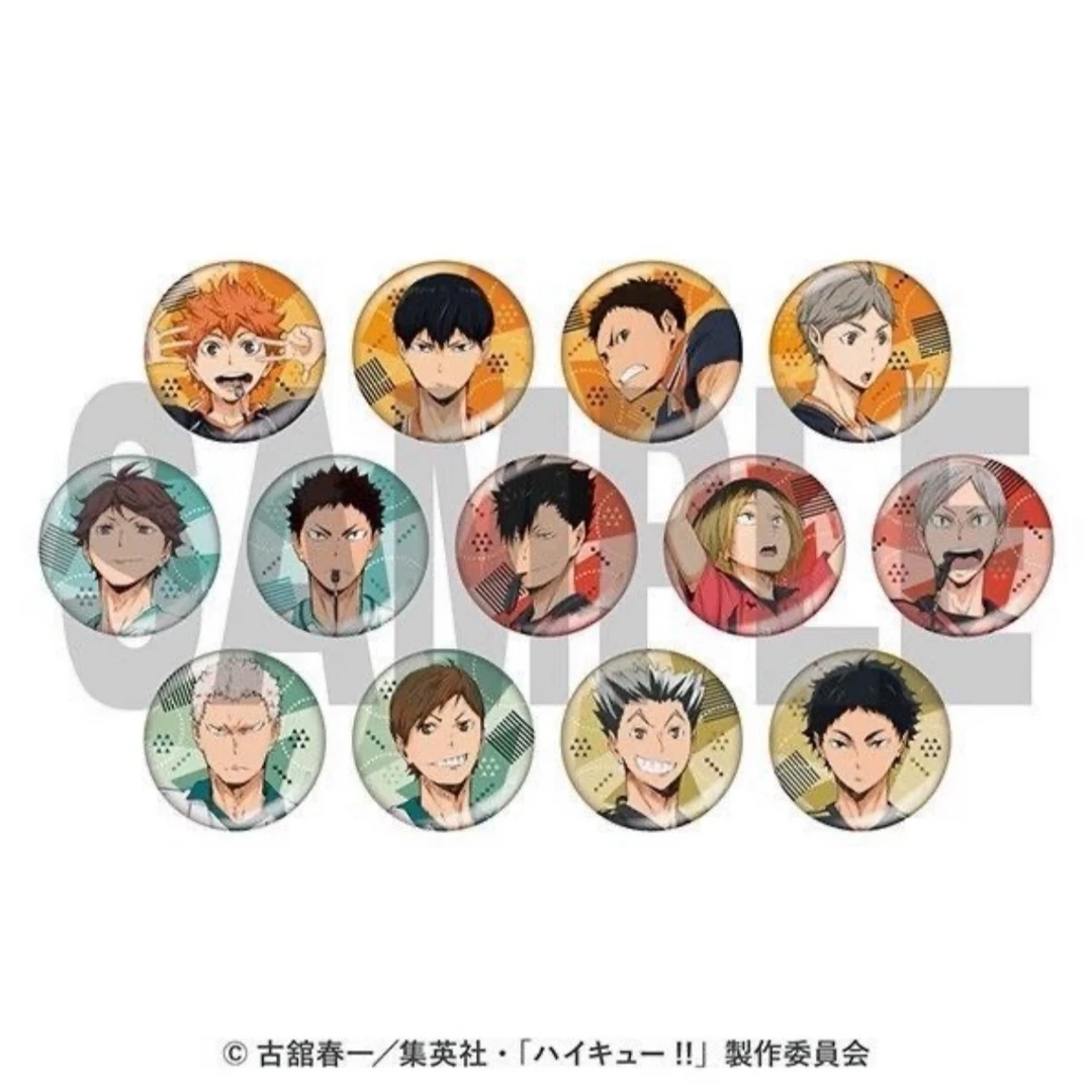 【日谷】排球少年 裁判员闪 徽章吧唧盲盒