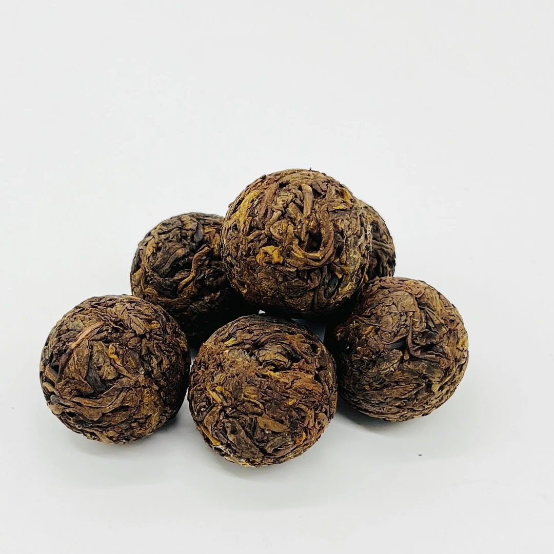 2019年大雪山熟龙珠 普洱茶（熟茶）±8克/颗 裸珠
