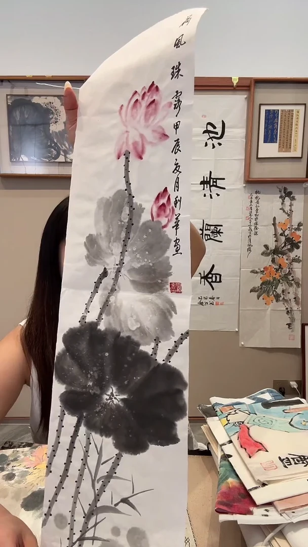 国画J夏老师国画作品一件