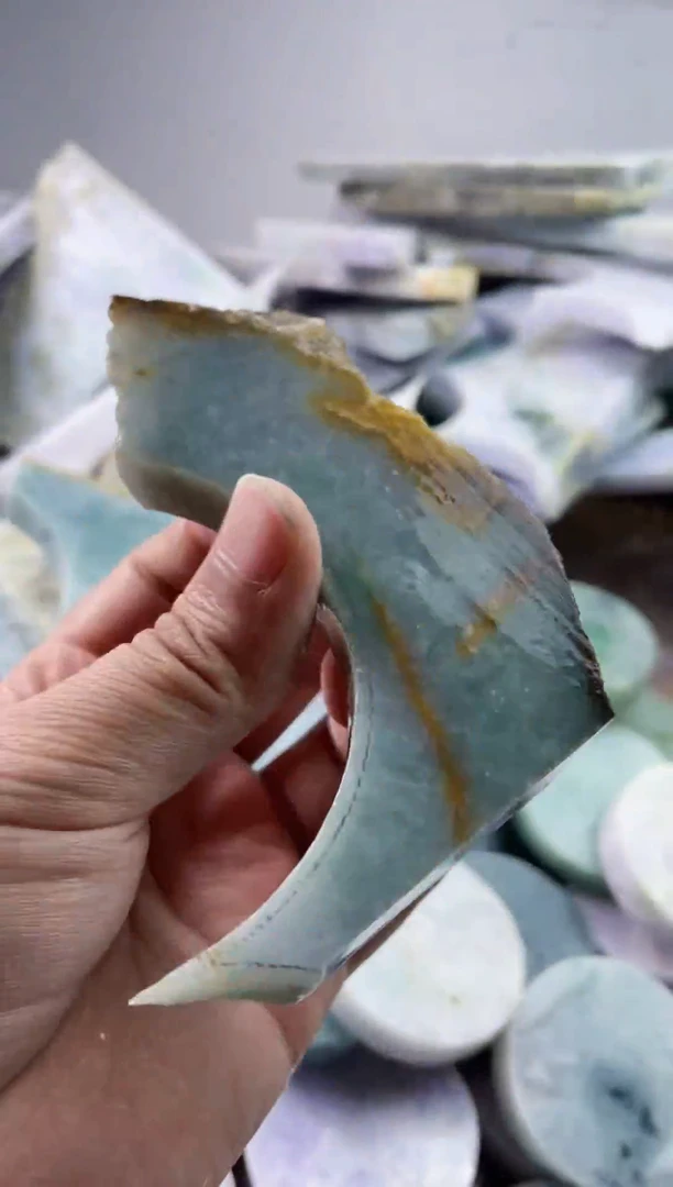 翡翠裸石天然A货翡翠611