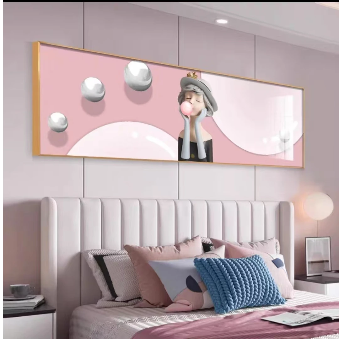 卧室挂画房间床头墙面装饰画现代简约房间壁画