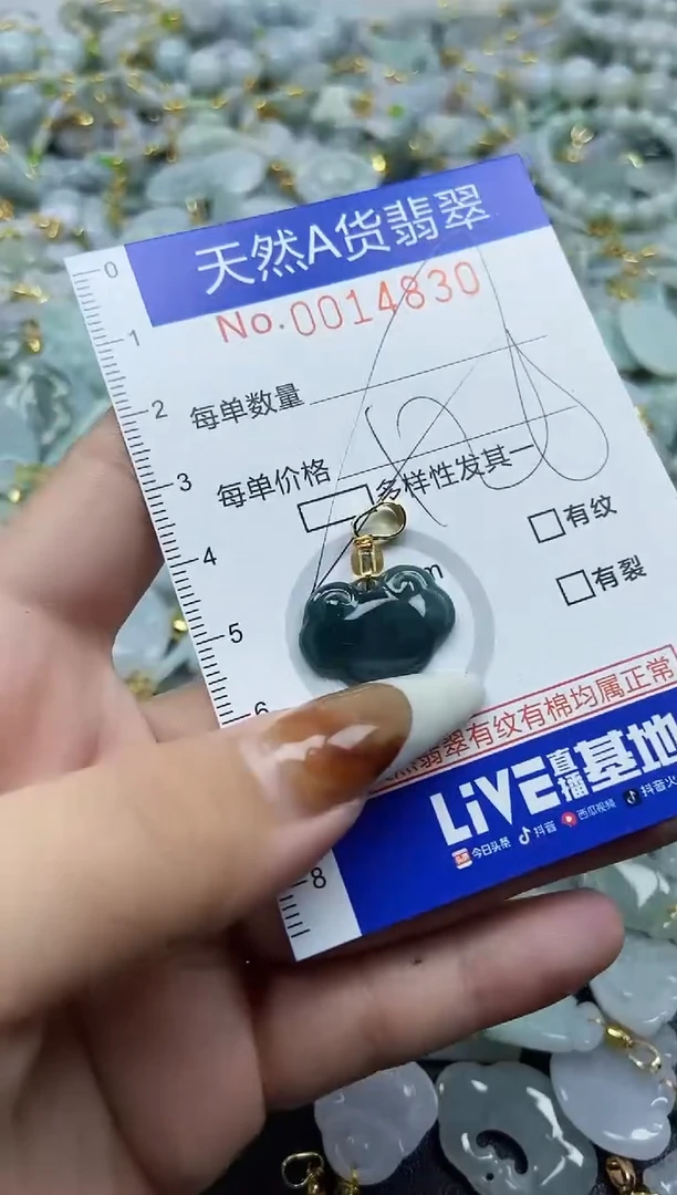 【闪购商品】翡翠颈饰未镶嵌天然A货翡翠
