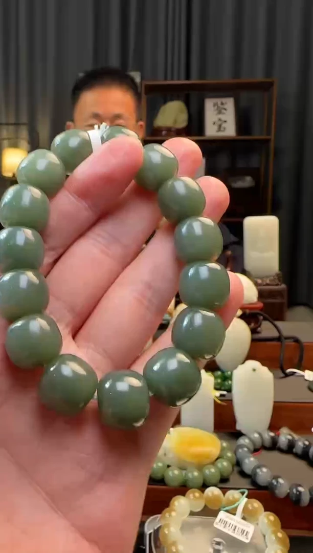 吊坠(不含链)未镶嵌和田玉手串卡14