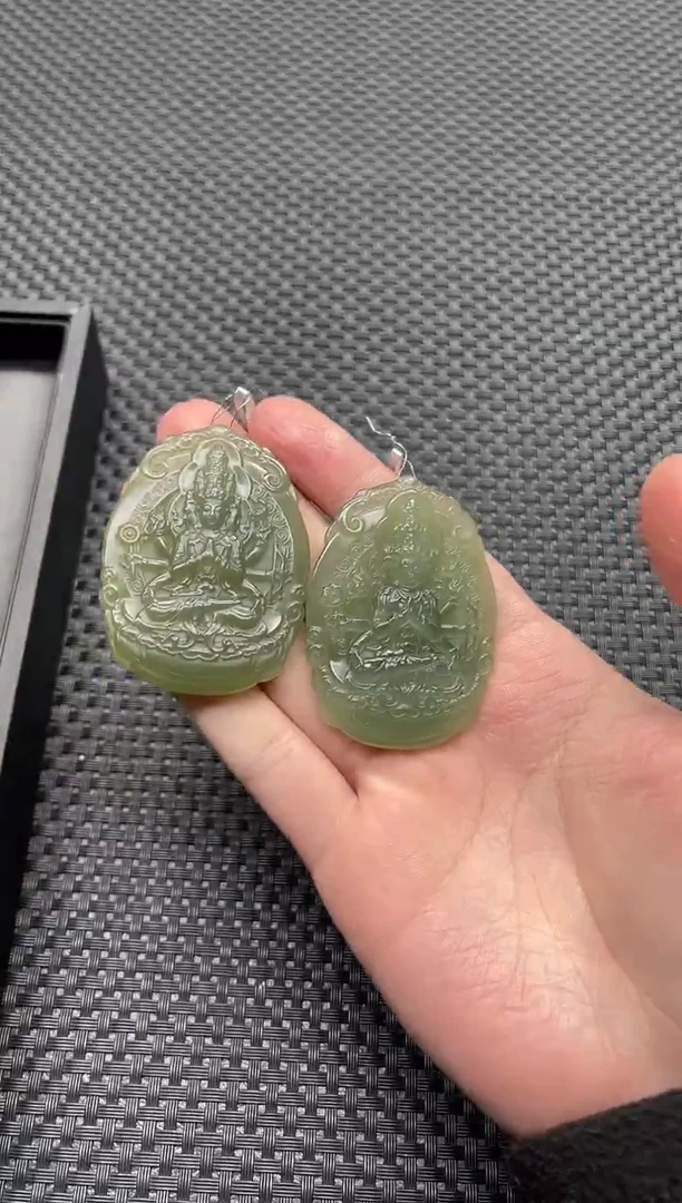 颈饰未镶嵌和田玉多样性发1件