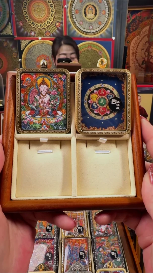 【闪购商品】吊坠壹善缘城手绘唐卡虚空藏