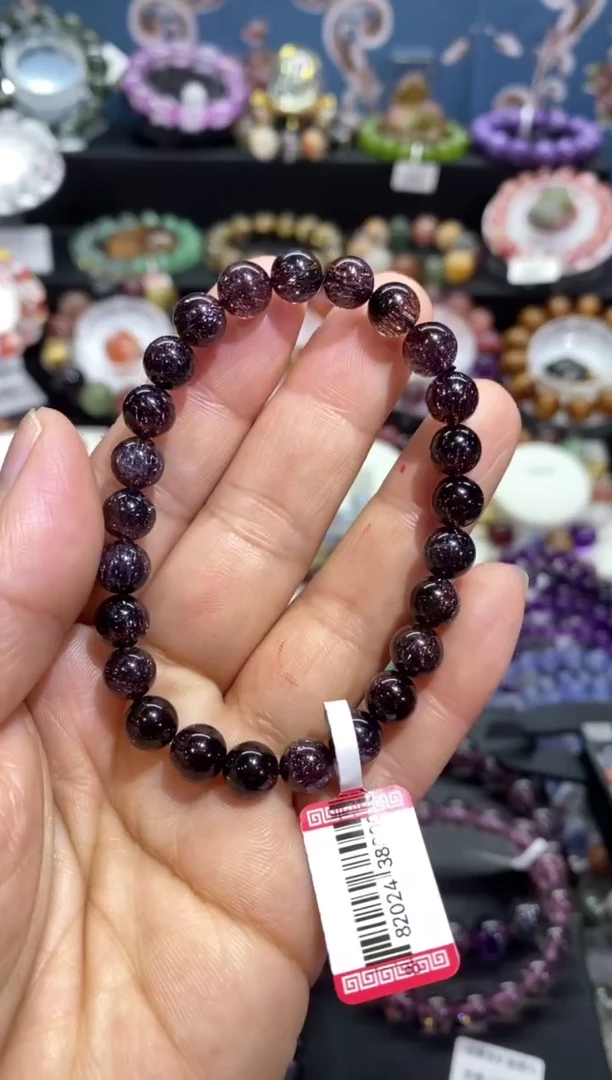 【闪购商品】水晶手串未镶嵌黑红共生超七7+