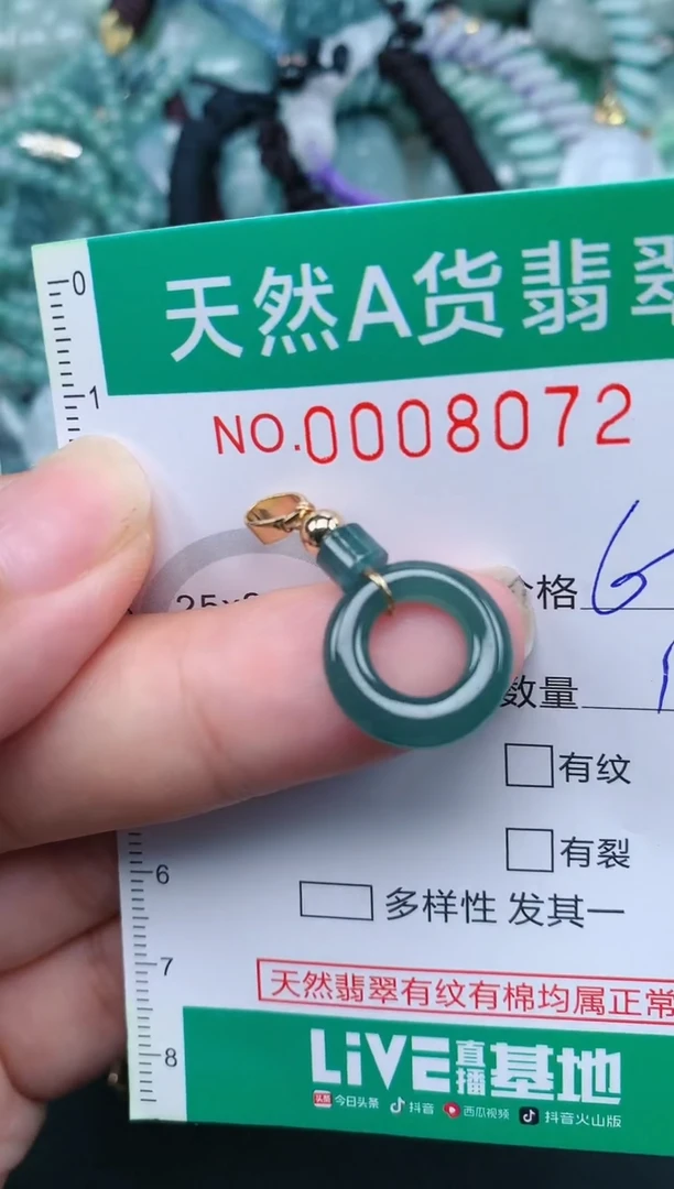 翡翠未镶嵌颈饰.0008072