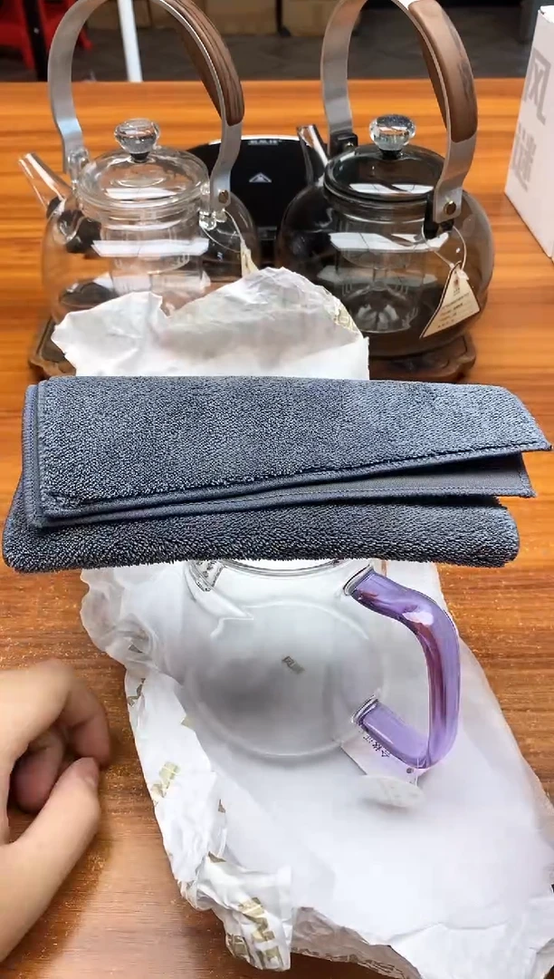 风谜/新月茶器浅紫色+风谜茶巾
