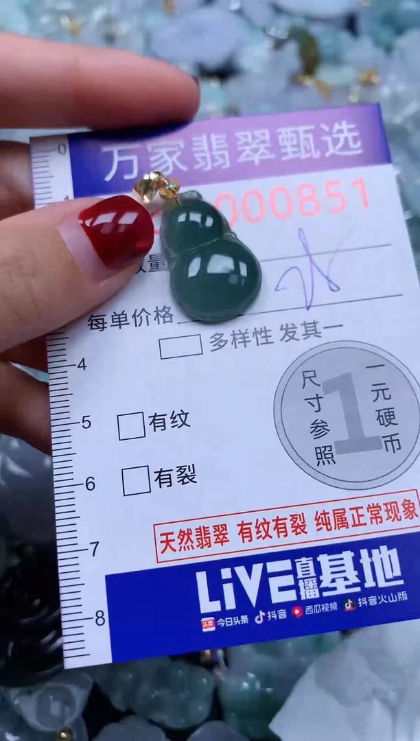 颈饰未镶嵌翡翠851