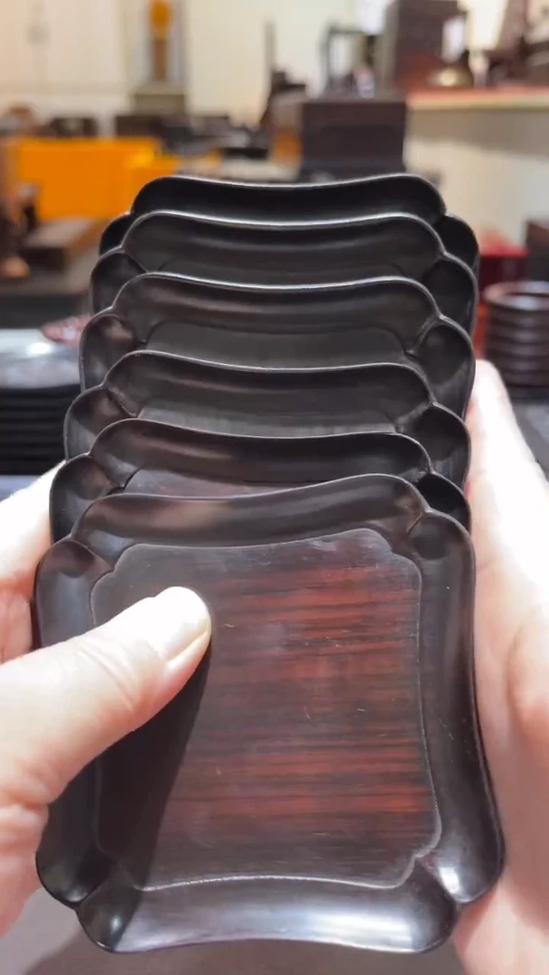 红酸枝木类精品木雕6片精工细作