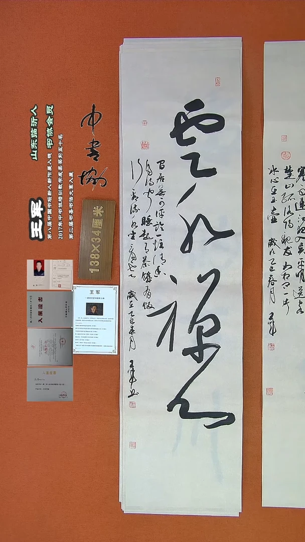 【闪购商品】书法554王军书法作品