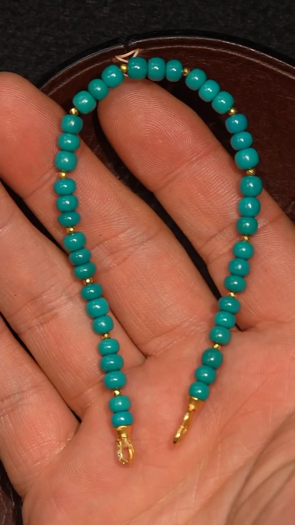 未镶嵌绿松石套链冲赛康胡子哥，DIY一134