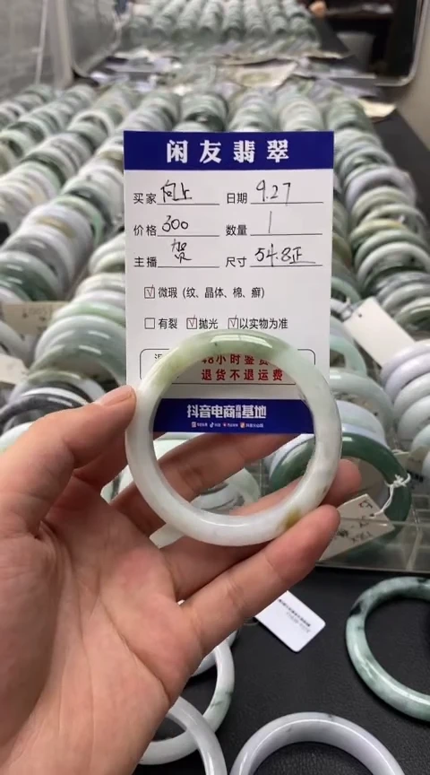 未镶嵌手镯翡翠向**生手镯