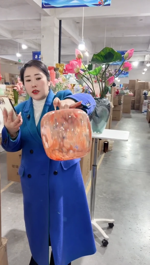 【闪购商品】玻璃花伴你花瓶微瑕-XDR92