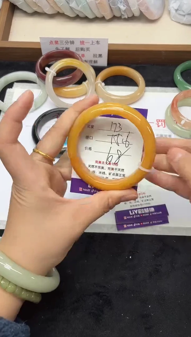 未镶嵌手镯石英质玉173