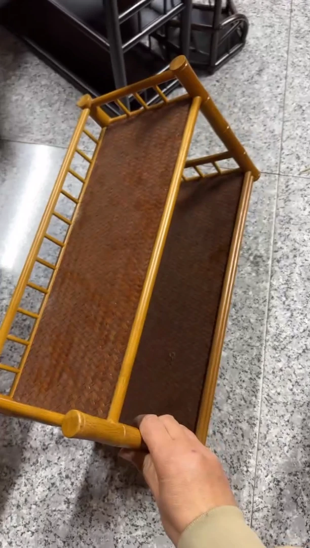 【闪购商品】闪购商品特价竹编两层架子