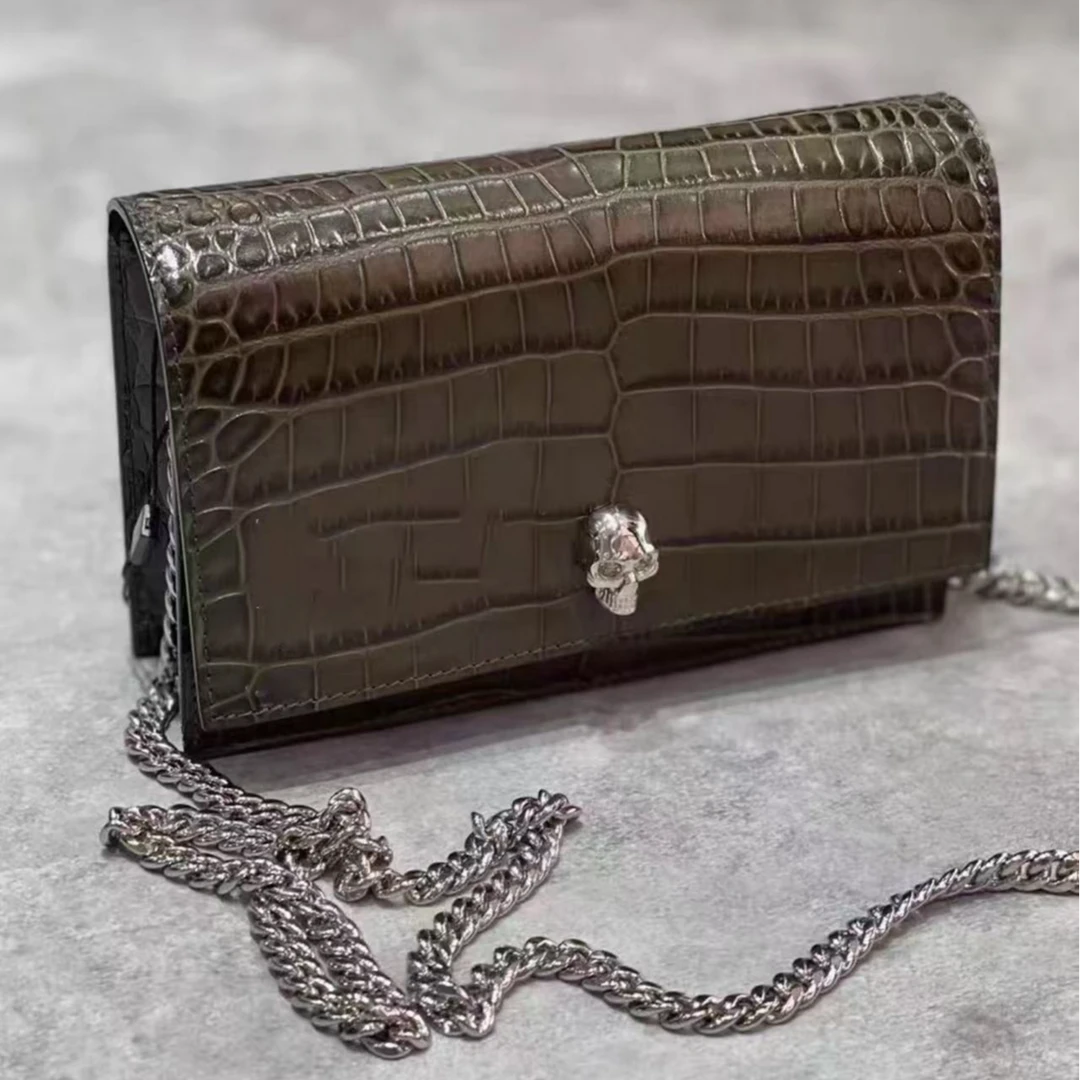 99新 Alexander McQueen/亚历山大·麦昆 链条包 【静文】98新