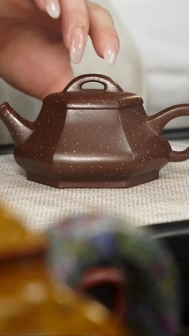 茶壶紫砂【P008】六方云瓢 宜兴紫砂