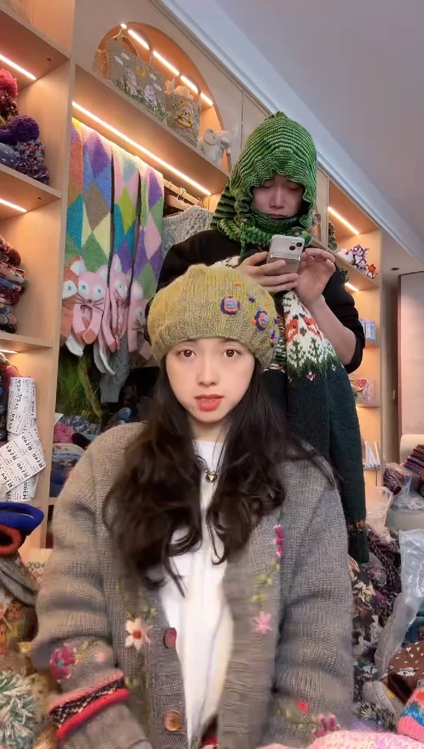 羊毛喜***情纯手工贝雷帽666