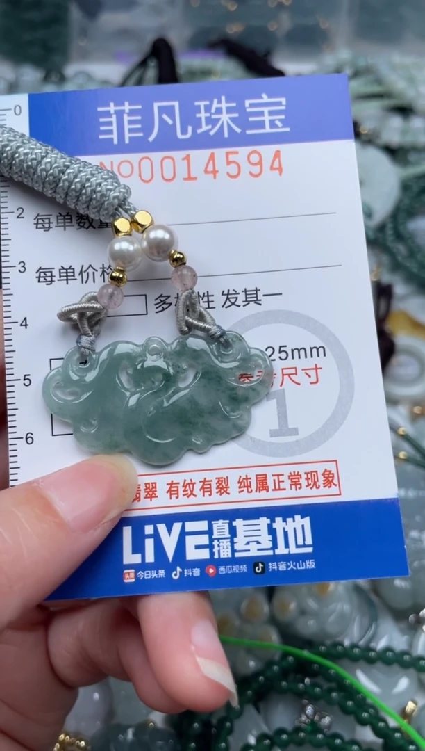 颈饰未镶嵌翡翠14594