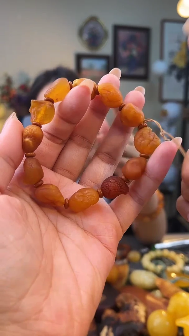 手串琥珀未镶嵌手串