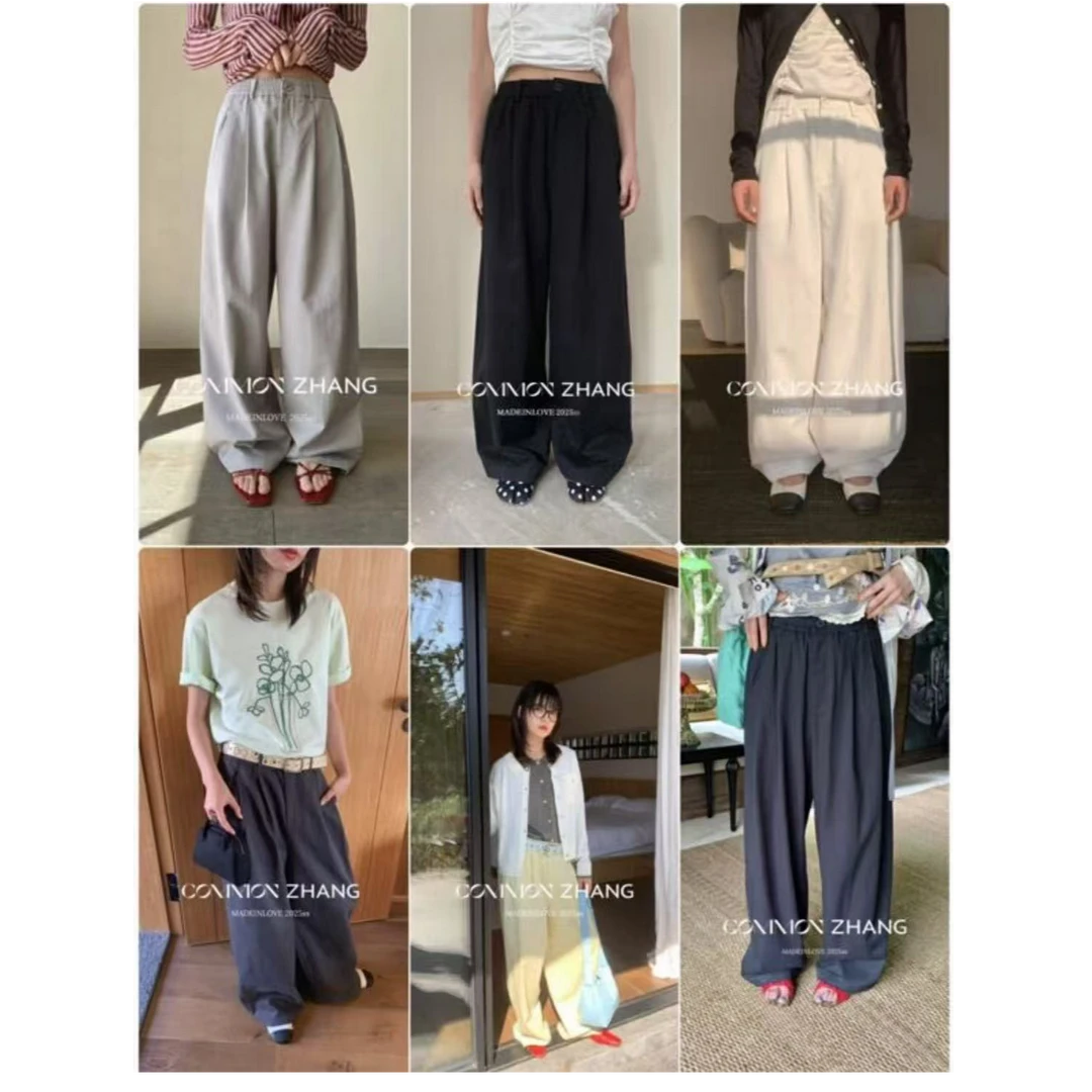 十三行CZ-春夏福秒宽松净版阔腿休闲裤#11381