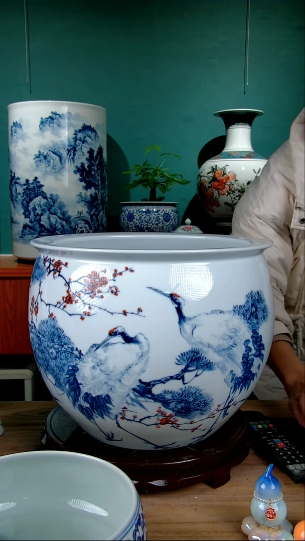 摆件陶D****8景德镇手绘陶瓷888