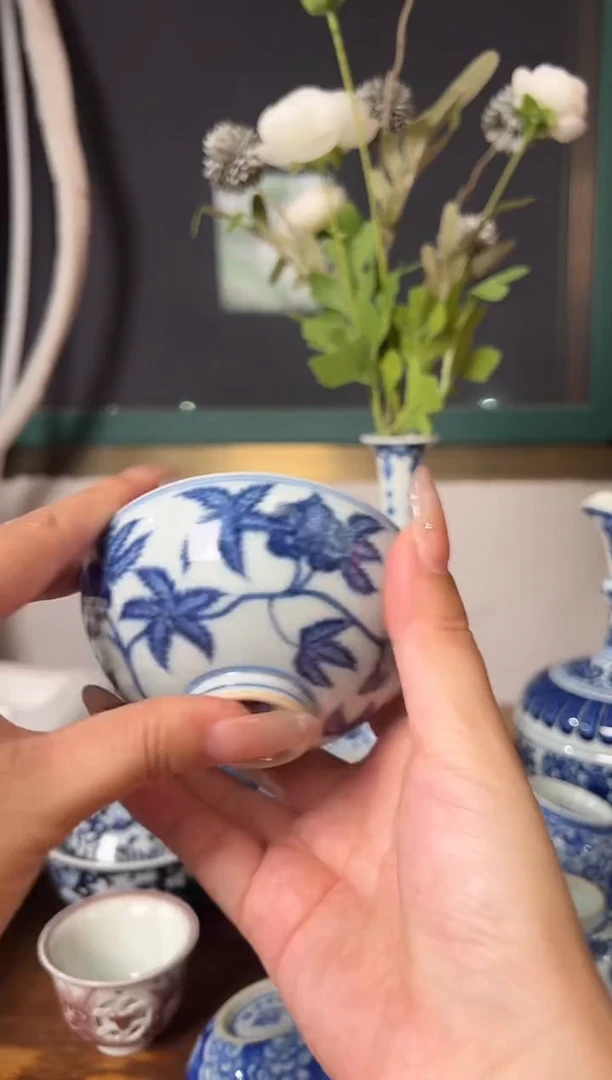 瓷片景德镇瓷器茶器茶杯