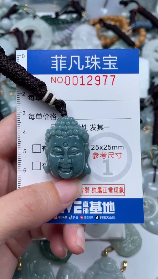 颈饰未镶嵌翡翠12977