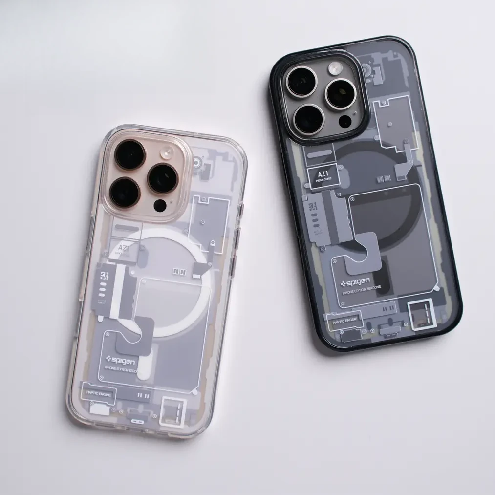 新款潮酷电路板图苹果16promax磁吸手机壳iphone15软边防摔14/13