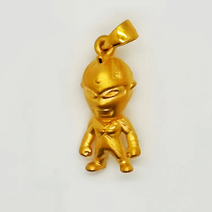 足金999 奥特曼黄金吊坠 2.05