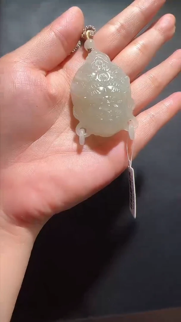 和田玉未镶嵌挂件012和田玉挂件多样性发其一